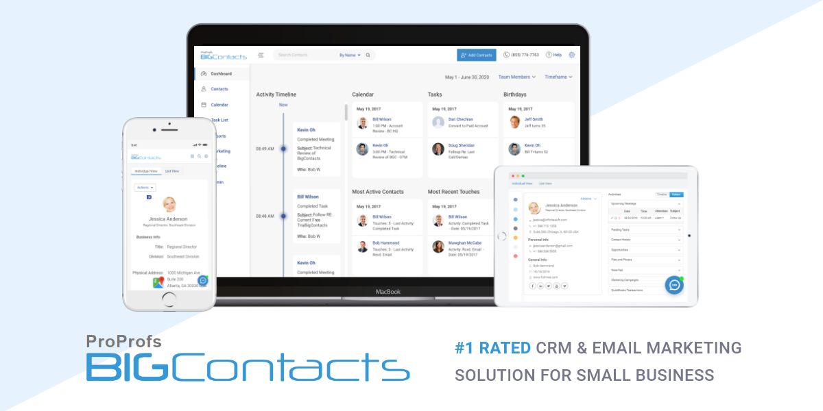 Simple CRM Software To Organize Contacts | Manage Contacts With ...