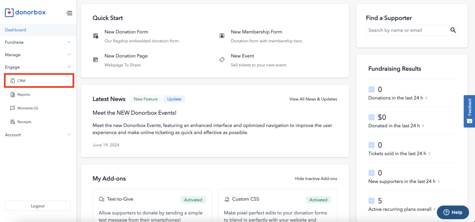 Donorbox-CRM