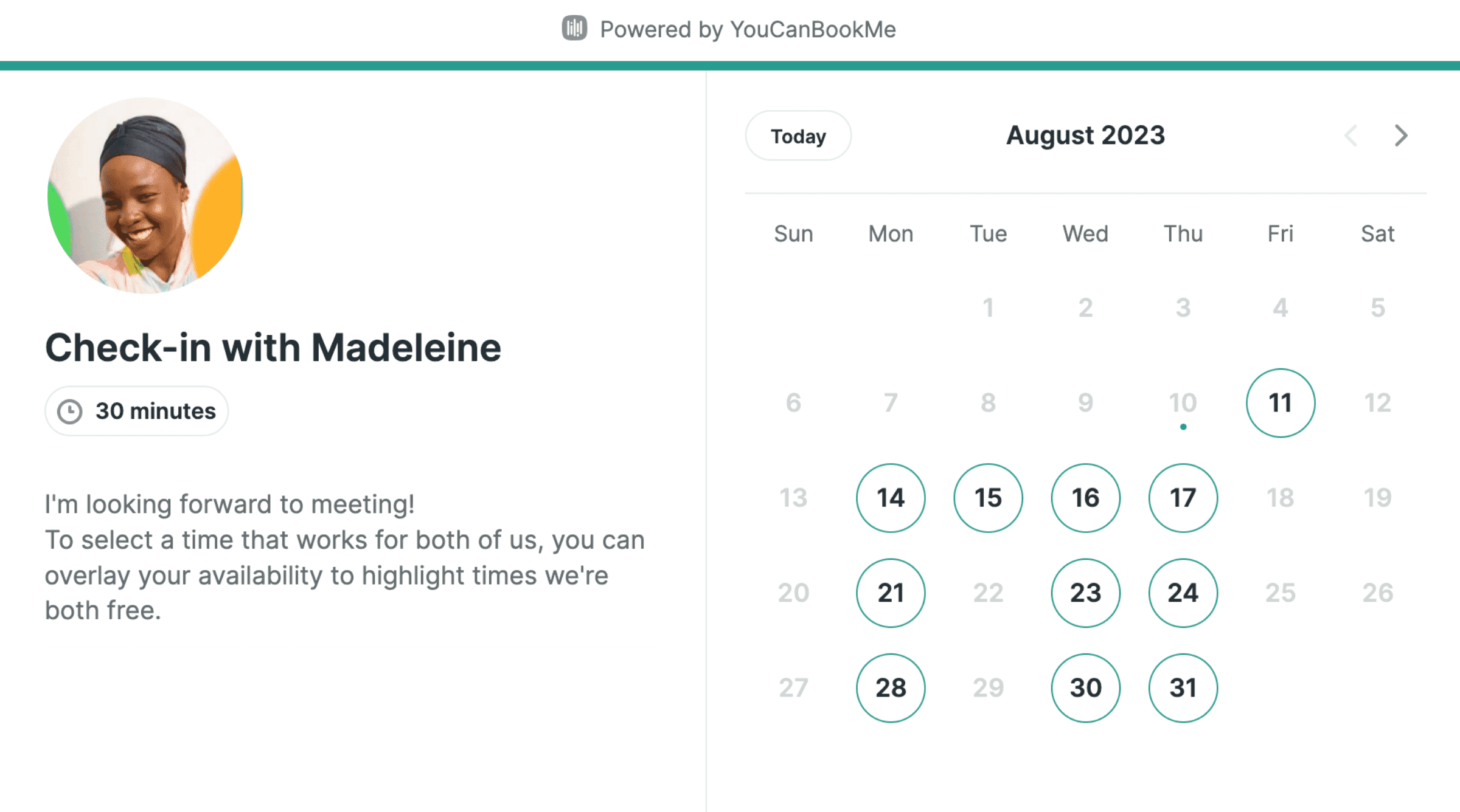 YouCanBookMe - Best for Customizable Online Scheduling