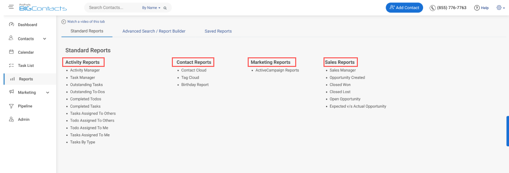 crm reports