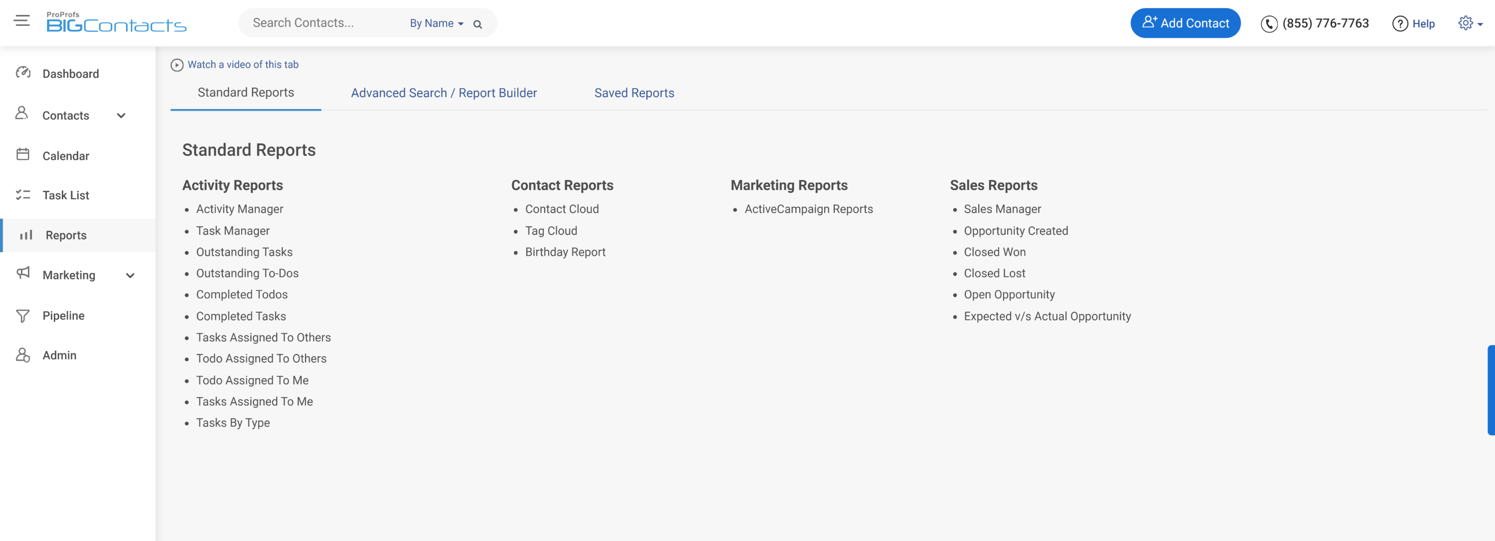 crm reports