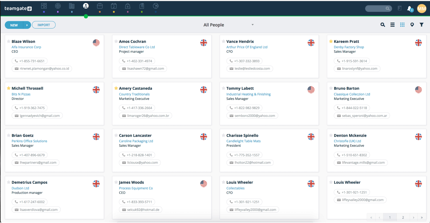 Teamgate - Best for Contact Management