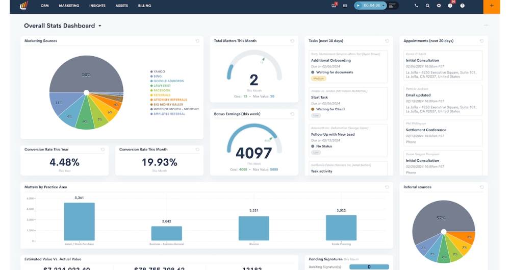 Lawmatics - Best for Client Document Management